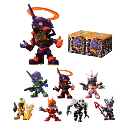 SOSKILL Evangelion Super Movable blind box packaging with the series figures