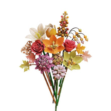 Autumn Banquet Bouquet – MJI 13121 botanical building set – assembled bouquet on a white background