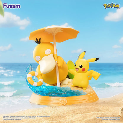 Pikachu and Psyduck figure from Funism Pokémon Pikachu and Friend Series
