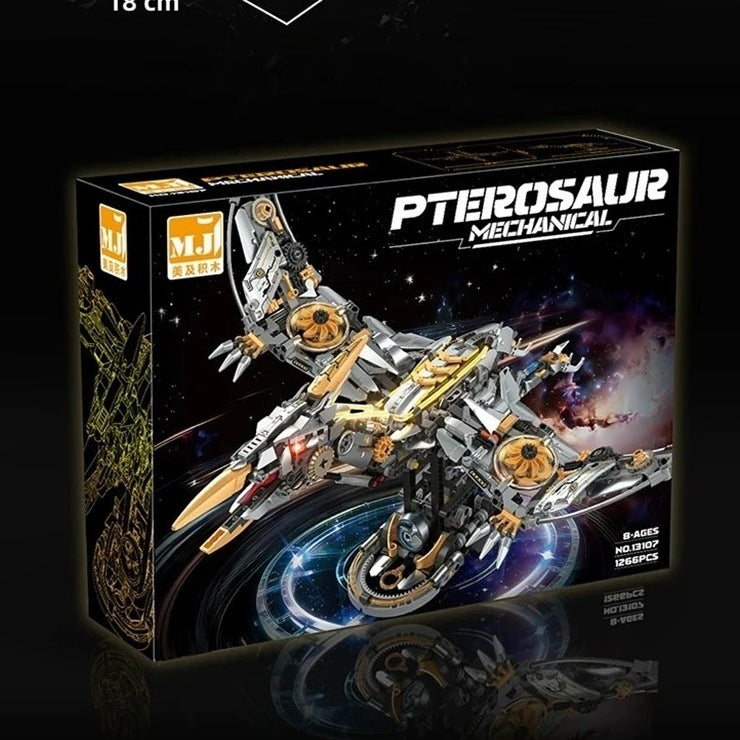 Mechanical Pterosaur – MJI 13107 motorised building set – front of the retail box