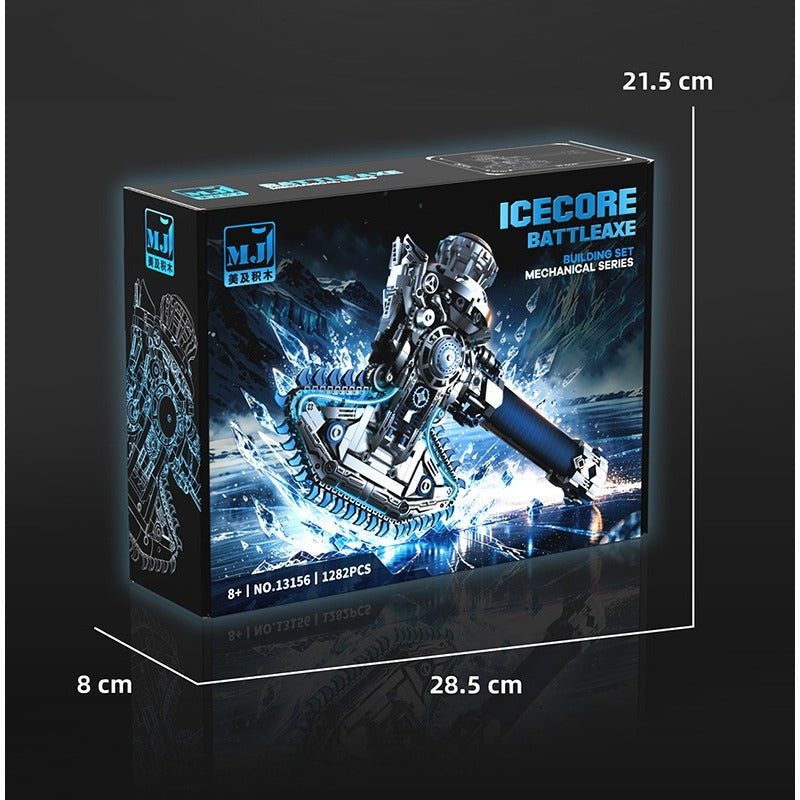 Ice-Core Battle Axe – MJI 13156 motorised building set – retail box with box dimensions (28.5 x 21.5 x 8 cm)
