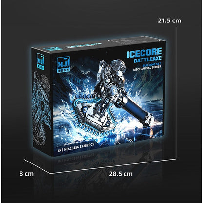 Ice-Core Battle Axe – MJI 13156 motorised building set – retail box with box dimensions (28.5 x 21.5 x 8 cm)