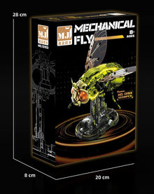 Mechanical Fly – MJI 13153 motorised building set – front of the retail box with box dimensions (28 x 20 x 8 cm)