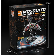 Mechanical Mosquito – MJI 13104 motorised building set – front of the retail box with box dimensions (23 x 19 x 6 cm)