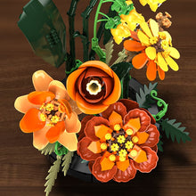 Morandi Bouquet – MJI 13112 botanical building set – flower close-up