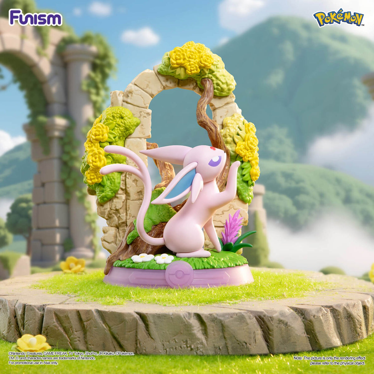 Espeon figure from Funism Pokémon Enjoy! Eevee Series