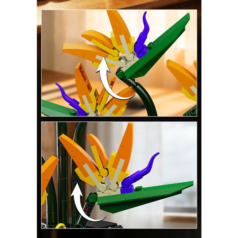 Bird of Paradise – MJI 13117 botanical building set – adjustable flower heads