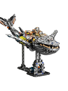 MJI 13059 Mechanical Whale – Motorized Light-Up 1388-Piece Building Set