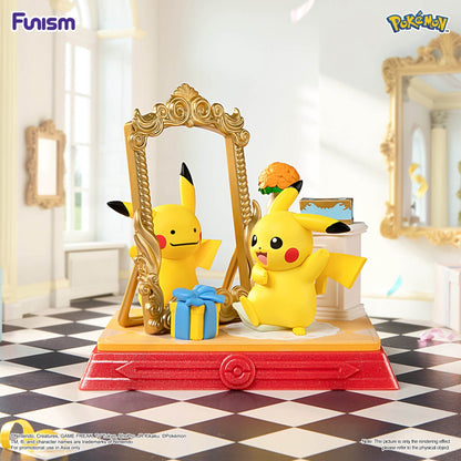 Pikachu and Ditto figure from Funism Pokémon Pikachu and Friend Series