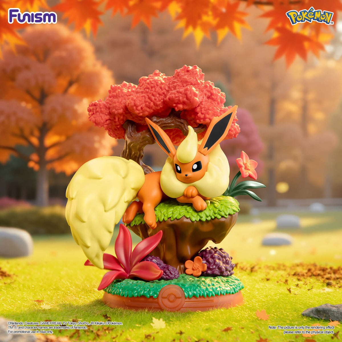 Flareon figure from Funism Pokémon Enjoy! Eevee Series