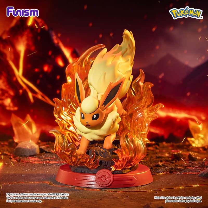 Flareon figure from Funism Pokémon Adventure! Eevee Series