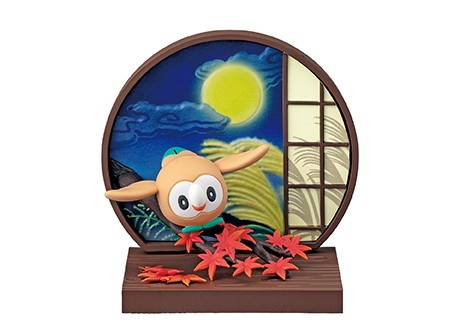 Rowlet figure from Re-Ment Pokémon Japanese Window