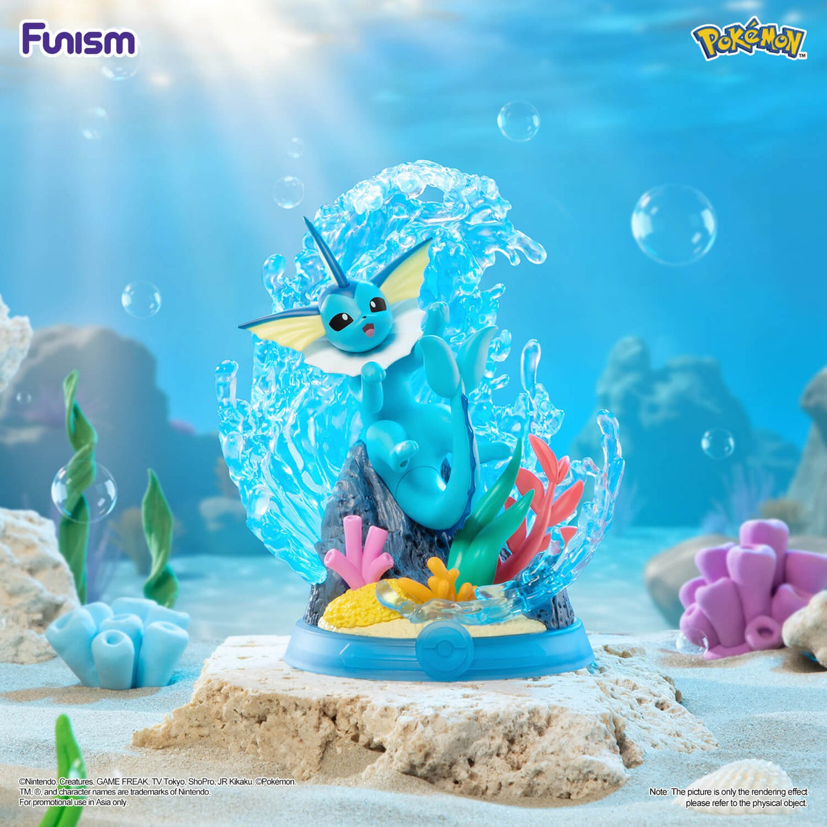 Vaporeon figure from Funism Pokémon Enjoy! Eevee Series