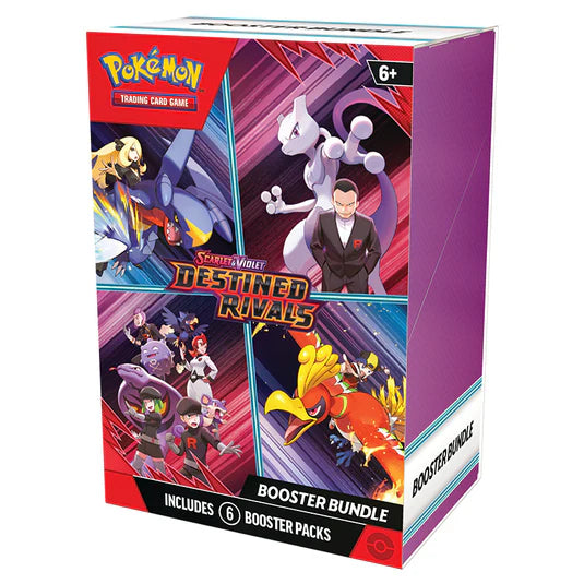 Pokémon TCG Scarlet & Violet Destined Rivals Booster Bundle – 6 Booster Packs