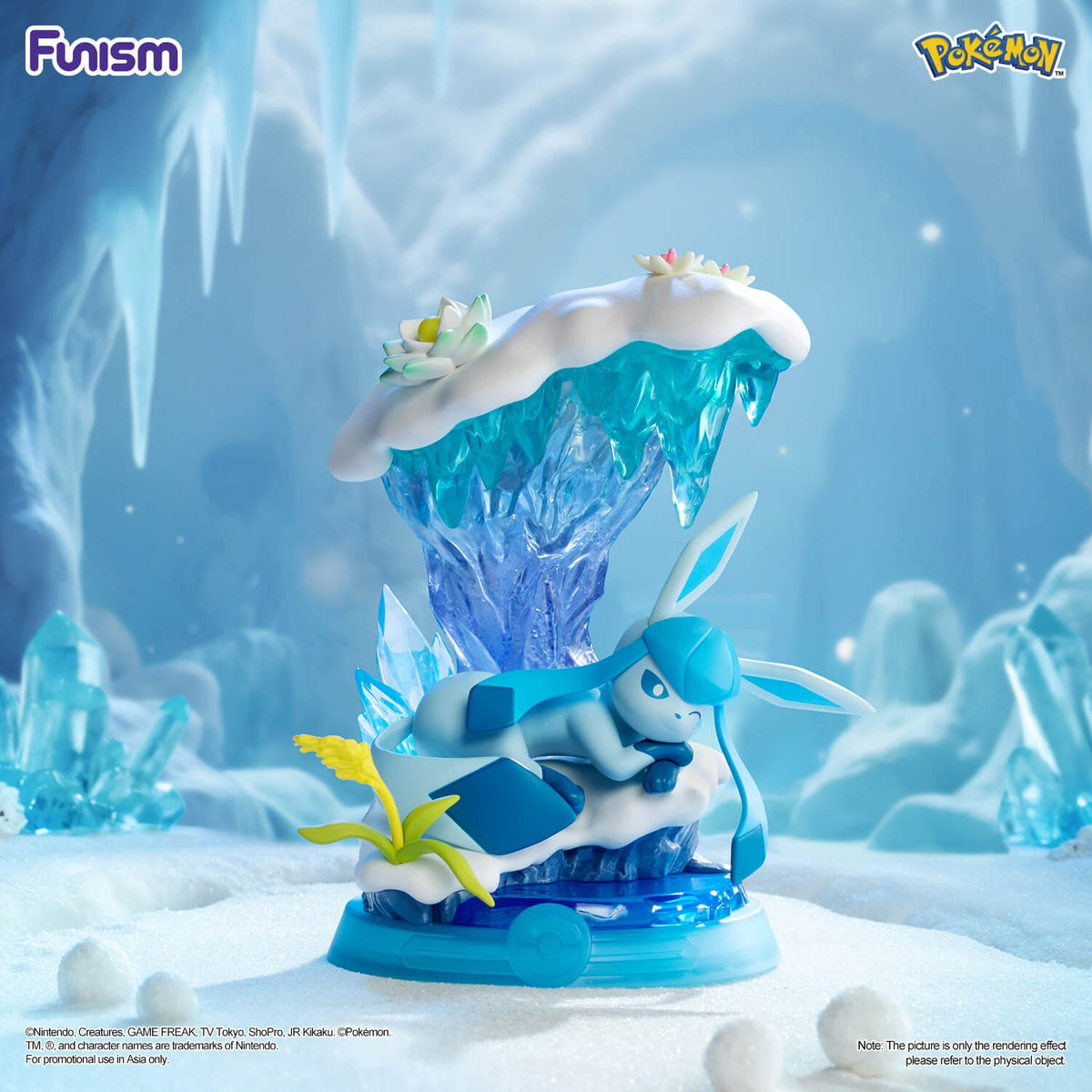 Glaceon figure from Funism Pokémon Enjoy! Eevee Series