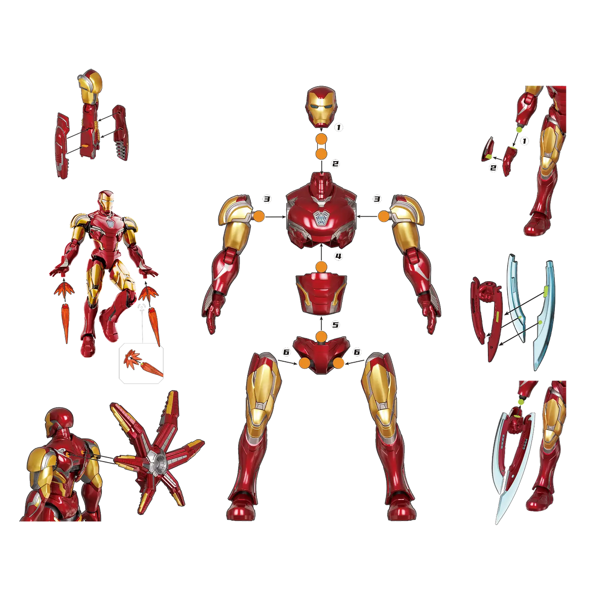 Blokees Iron Man MK85 DX