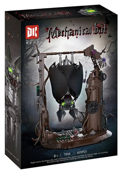 DK 7058 – Mechanical Bat | 1106 PCS Steampunk Fantasy Building Set | Compatible with Major Brick Brands