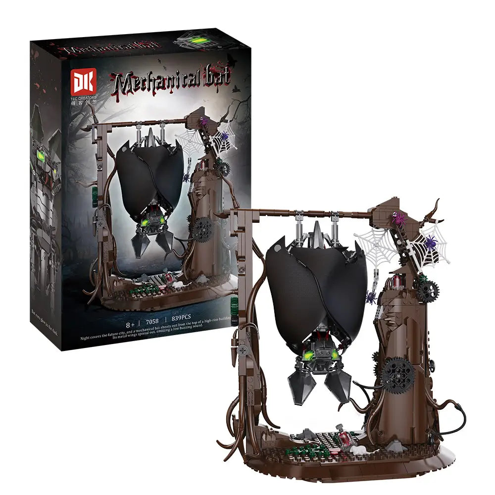 DK 7058 – Mechanical Bat | 1106 PCS Steampunk Fantasy Building Set | Compatible with Major Brick Brands
