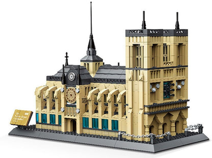 WANGE 5210 Notre-Dame Cathedral, Paris – 1,380 pcs – Architecture Modular Building Set