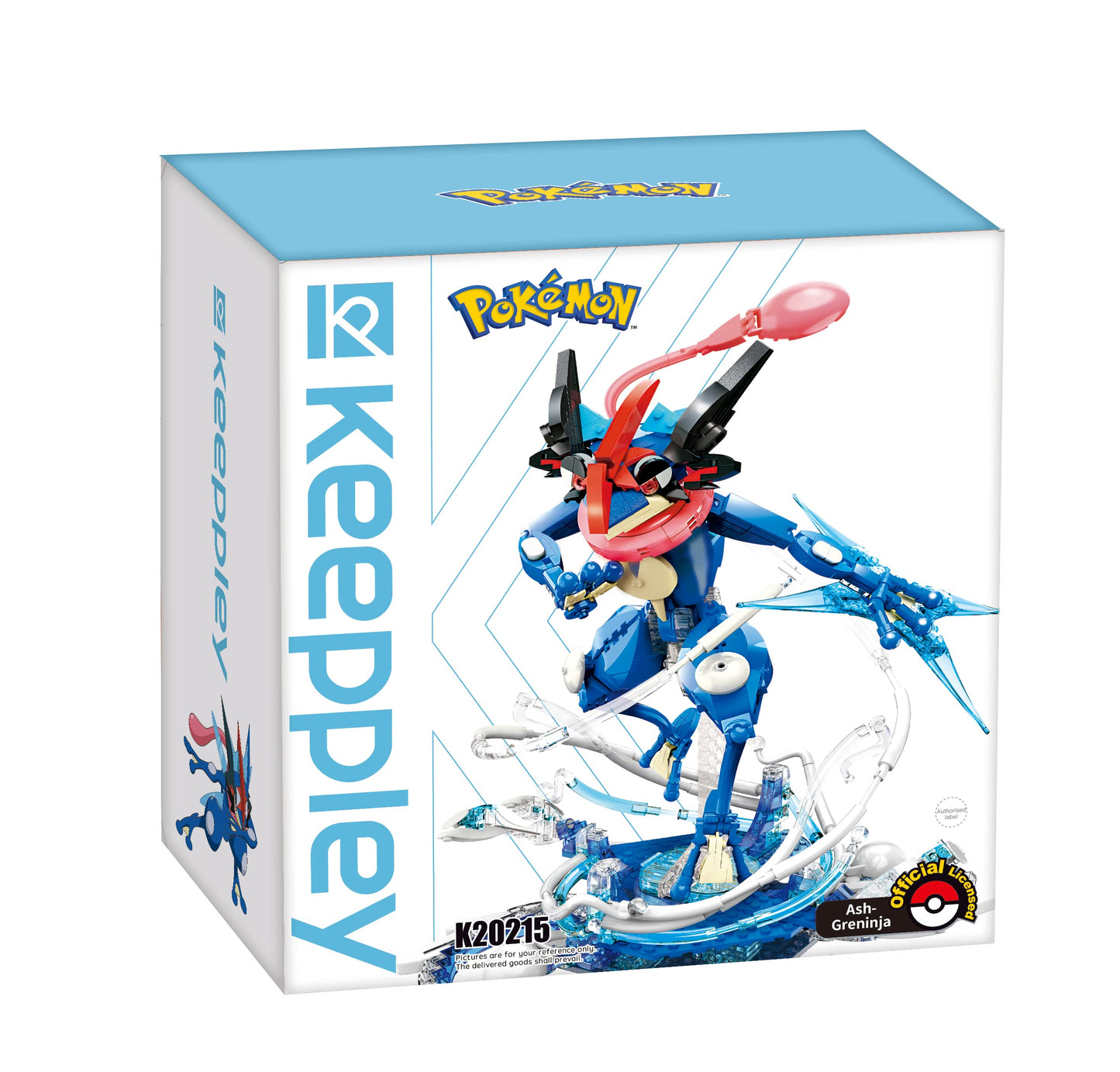 Keeppley K20215 – Ash Greninja Building Block Collectible Figure | Pokémon Character Series