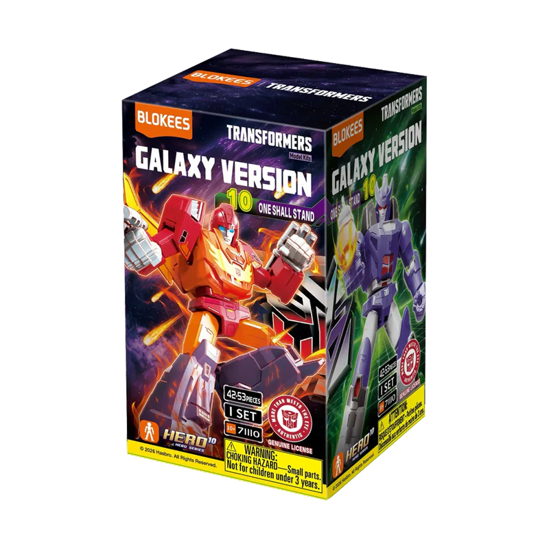 One Shall Stand blind box – Blokees Transformers Galaxy Version 10 – packaging
