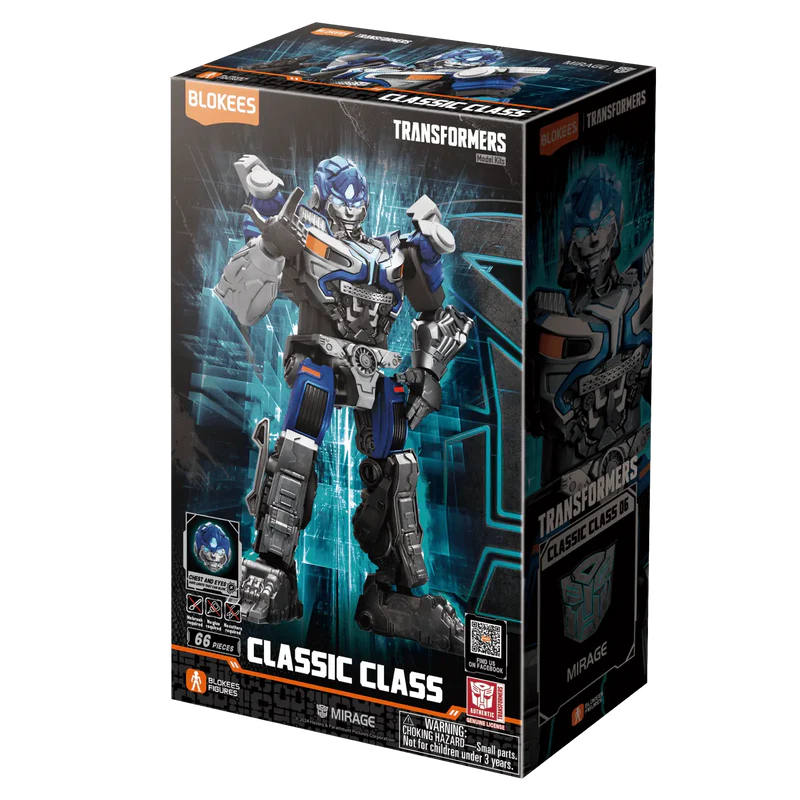 Blokees Transformers Classic Class 06 – Mirage | Rise of the Beasts Model Kit