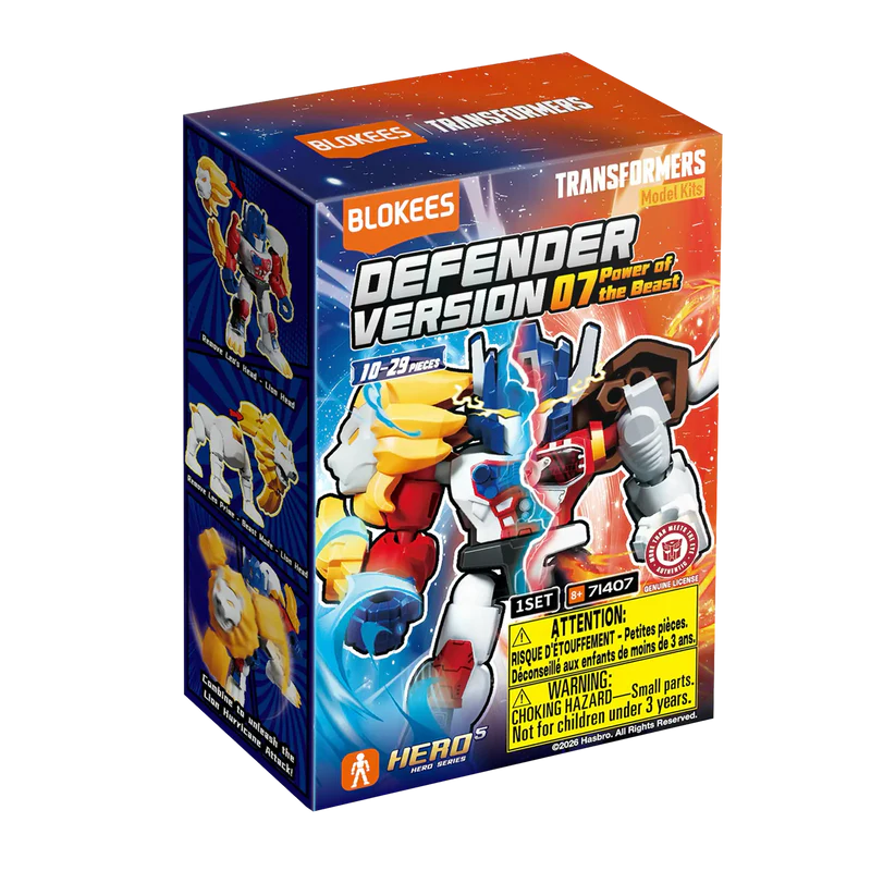 Power of the Beast blind box – Blokees Transformers Defender Version 07 – packaging