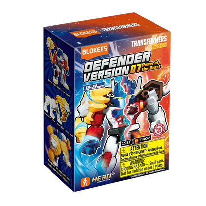 Power of the Beast blind box – Blokees Transformers Defender Version 07 – packaging