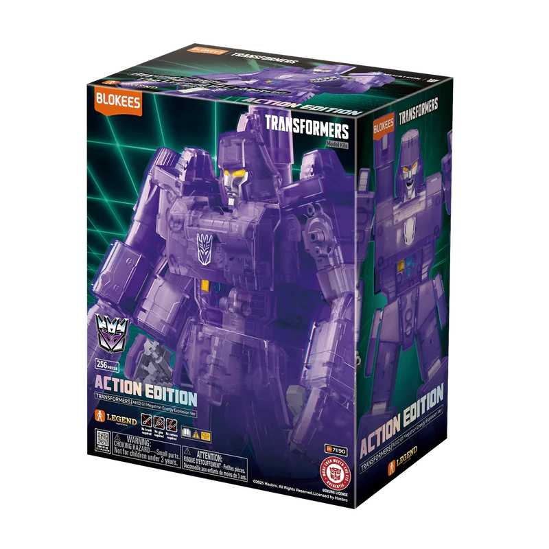Blokees Transformers Action Edition 02 – G1 Megatron Energy Explosion Version Light-Up Model Kit