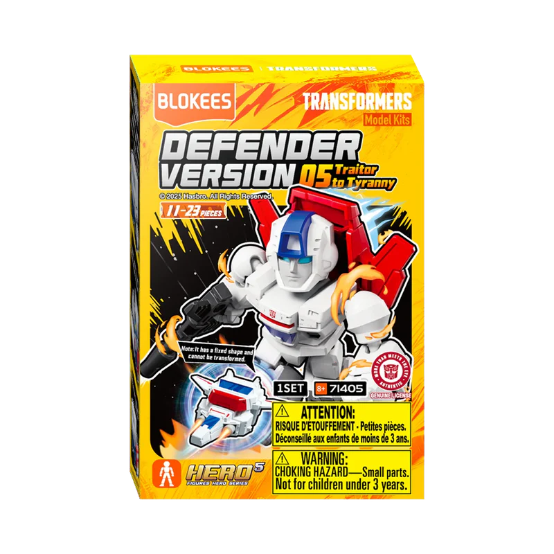 Traitor to Tyranny blind box – Blokees Transformers Defender Version 05 – packaging