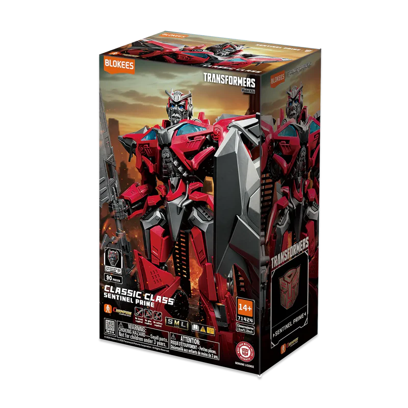 Blokees Transformers Classic Class 24 – Sentinel Prime | Dark of the Moon Light-Up Model Kit