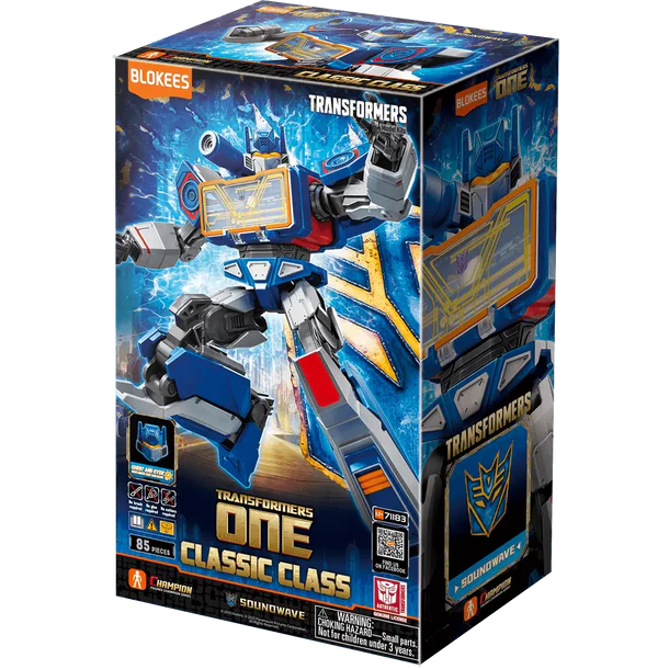 Blokees Transformers Classic Class 17 – Soundwave (Transformers One)