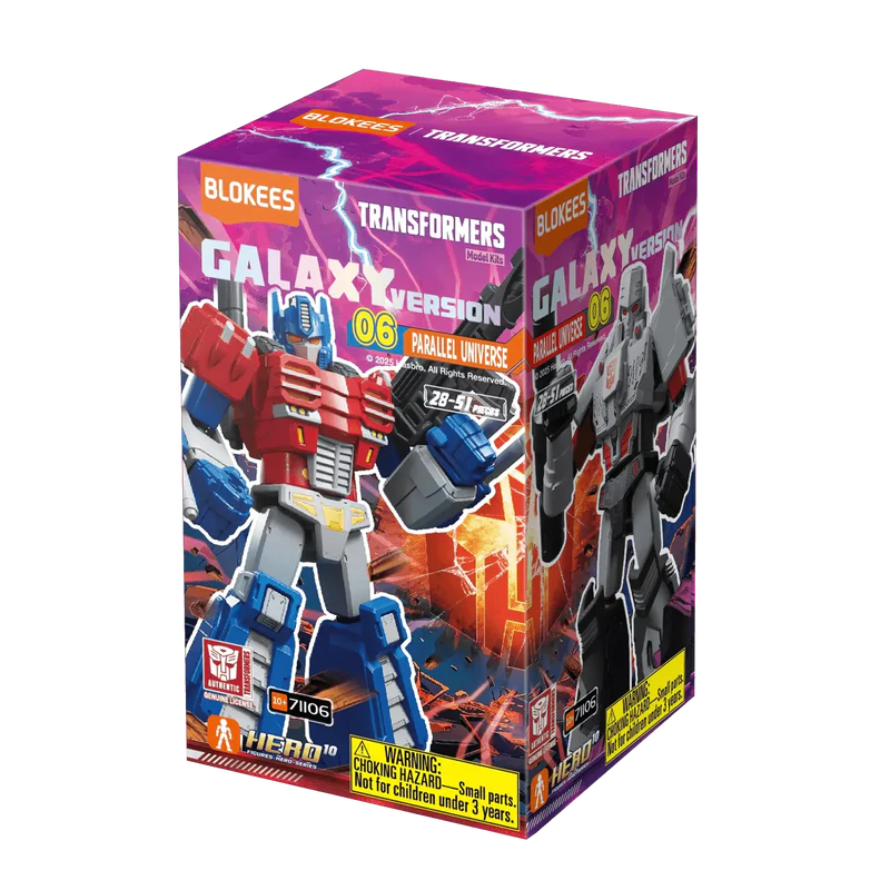 Parallel Universe blind box – Blokees Transformers Galaxy Version 06 – packaging