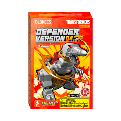 Tyrants Fury blind box – Blokees Transformers Defender Version 04 – packaging