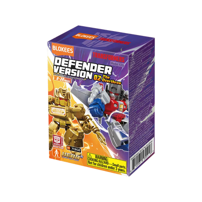The Overthrow blind box – Blokees Transformers Defender Version 02 – packaging