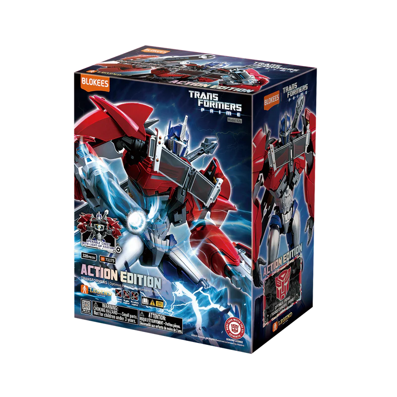 Optimus Prime (Transformers: Prime) model kit – Blokees Transformers Action Edition 06 – packaging