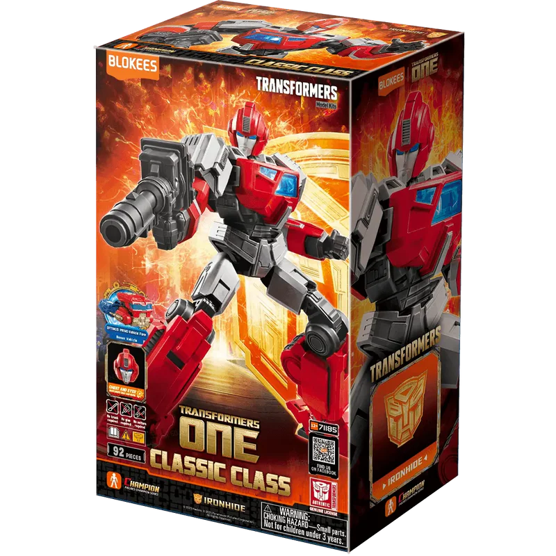 Blokees Transformers Classic Class 19 – Ironhide | Transformers One Light-Up Model Kit