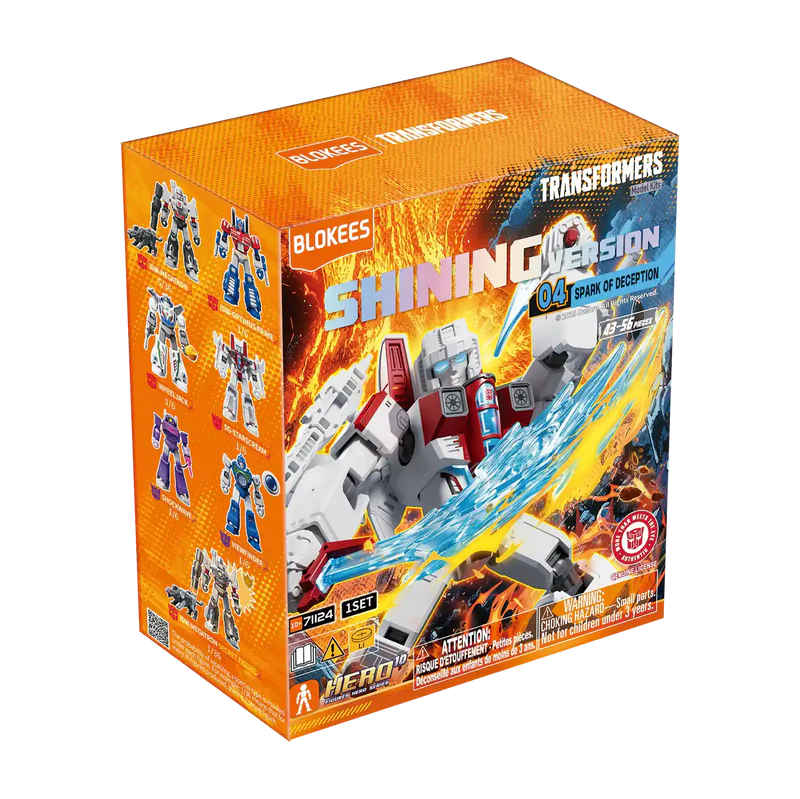 Spark of Deception blind box – Blokees Transformers Shining Version 04 – packaging