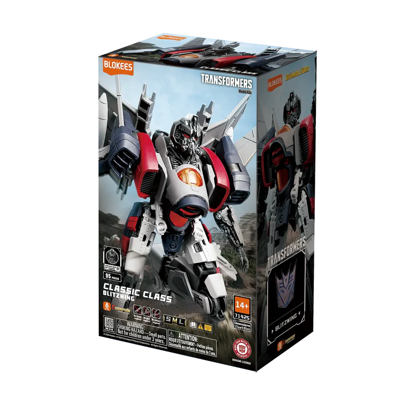 Blokees Transformers Classic Class 25 – Blitzwing | Bumblebee Light-Up Model Kit