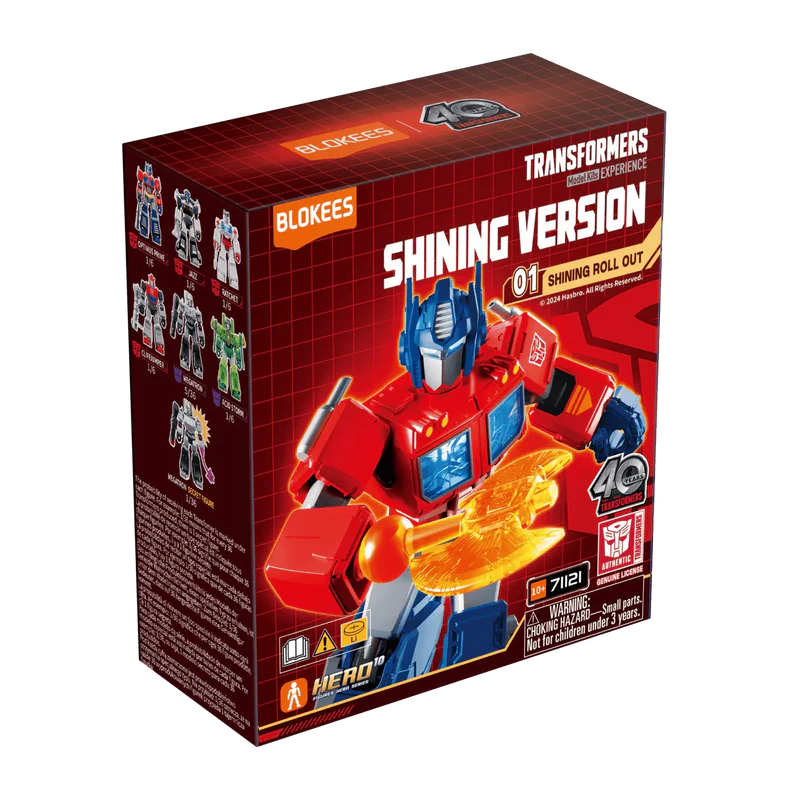 Shining Roll Out blind box – Blokees Transformers Shining Version 01 – packaging