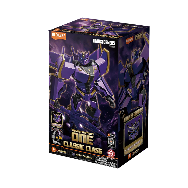 Blokees Transformers Classic Class 20 – Megatronus | Transformers One Light-Up Model Kit
