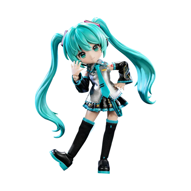 Blokees DaaLaMode Series Hatsune Miku Official Outfit – Fully Articulated Figure with Fabric Details, Guitar & Display Stand