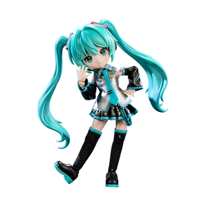 Blokees DaaLaMode Series Hatsune Miku Official Outfit – Fully Articulated Figure with Fabric Details, Guitar & Display Stand