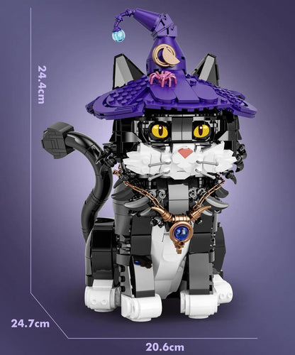 DK 7047 – Magic Cat Building Set | 1,128 pcs | Creative Cat Model with Lighting Features