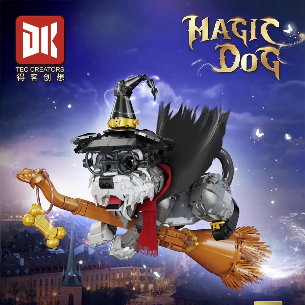DK 7057 – Magic Dog Building Set | 1,050 PCS Creative Animal Series | Compatible with Major Brick Brands