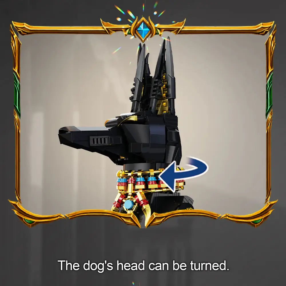 DK 7066 – Egyptian Pharaoh Dog | 1,208 pcs Creative Building Set