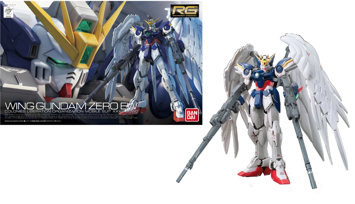 GUNDAM - Model Kit - Real Grade - Wing Gundam Zero EW - 13 CM