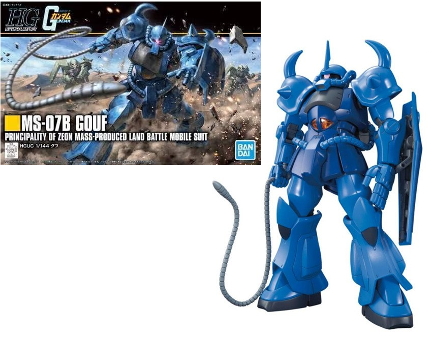 GUNDAM - Model Kit - High Grade - MS-07B Gouf - 1/144