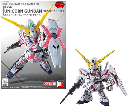 GUNDAM - SD Gundam EX-Standard 005 Unicorn (Destroy Mode) - Model Kit