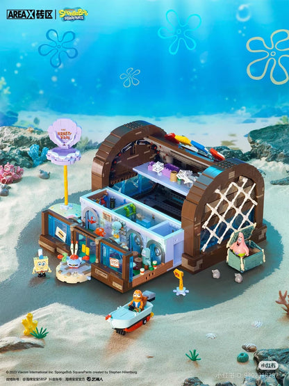 SpongeBob SquarePants Krusty Krab Building Set – Build Your Own Piece of Bikini Bottom